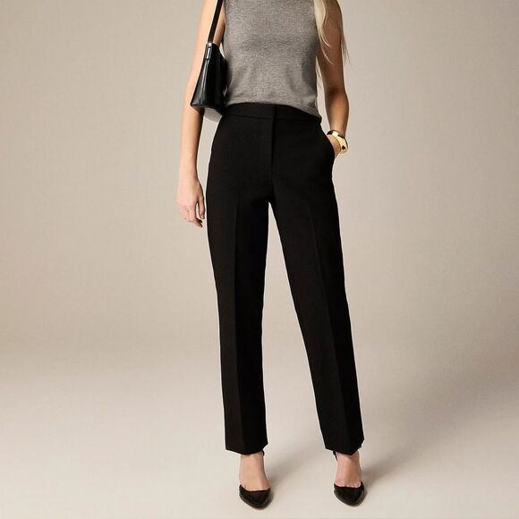 J.Crew NWT 2024 Full-length Kate pant in Italian bi-stretch wool blend 8P - Picture 1 of 14